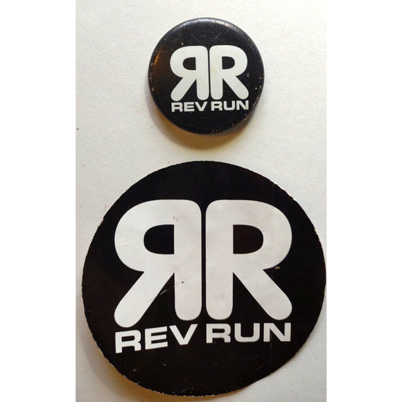 Rev Run RR 1.25" Pin Badge Vintage Button Pinback 2005 Sticker DMC Rap Hip-Hop - Picture 3 of 3